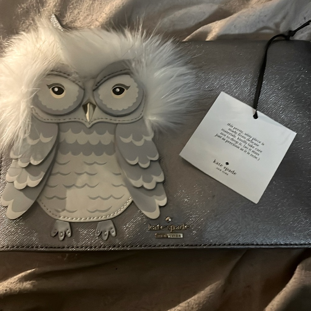 Kate spade owl clutch / crossbody new with tags